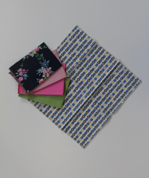 Stofftaschentücher von Beanic (CH), 5er-Set, 25x25 cm, "Blumen"